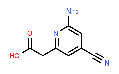 CAS 1393530-49-8 | (6-Amino-4-cyanopyridin-2-YL)acetic acid
