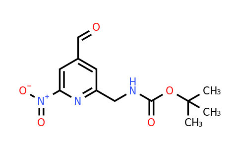 CAS 1393530-50-1 | Tert-butyl (4-formyl-6-nitropyridin-2-YL)methylcarbamate