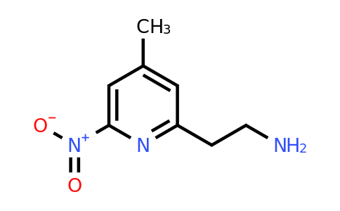 CAS 1393530-51-2 | 2-(4-Methyl-6-nitropyridin-2-YL)ethanamine
