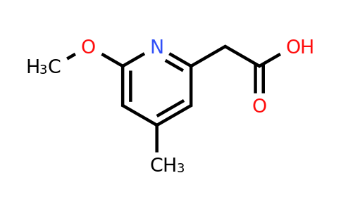 CAS 1393530-53-4 | (6-Methoxy-4-methylpyridin-2-YL)acetic acid