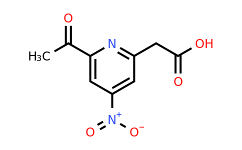 CAS 1393530-55-6 | (6-Acetyl-4-nitropyridin-2-YL)acetic acid
