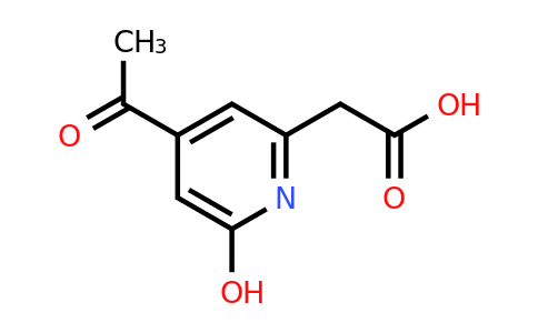 CAS 1393530-62-5 | (4-Acetyl-6-hydroxypyridin-2-YL)acetic acid