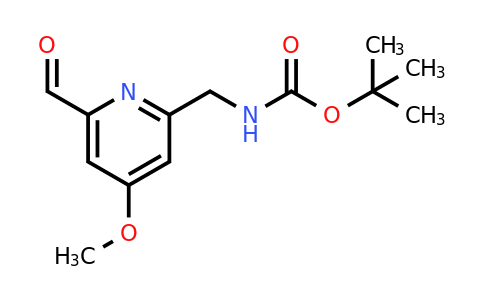CAS 1393530-63-6 | Tert-butyl (6-formyl-4-methoxypyridin-2-YL)methylcarbamate