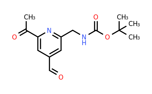 CAS 1393530-64-7 | Tert-butyl (6-acetyl-4-formylpyridin-2-YL)methylcarbamate