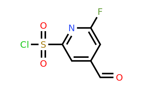CAS 1393530-71-6 | 6-Fluoro-4-formylpyridine-2-sulfonyl chloride