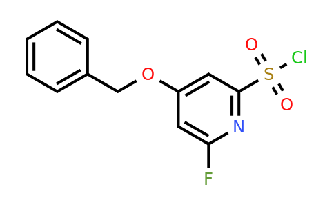 CAS 1393530-73-8 | 4-(Benzyloxy)-6-fluoropyridine-2-sulfonyl chloride
