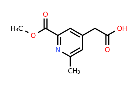 CAS 1393530-76-1 | [2-(Methoxycarbonyl)-6-methylpyridin-4-YL]acetic acid