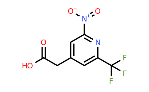 CAS 1393530-78-3 | [2-Nitro-6-(trifluoromethyl)pyridin-4-YL]acetic acid