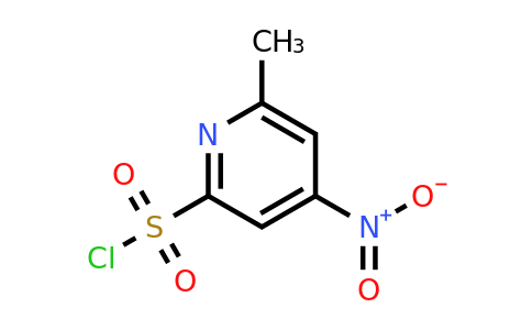 CAS 1393530-88-5 | 6-Methyl-4-nitropyridine-2-sulfonyl chloride
