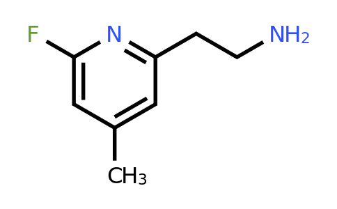 CAS 1393530-91-0 | 2-(6-Fluoro-4-methylpyridin-2-YL)ethanamine