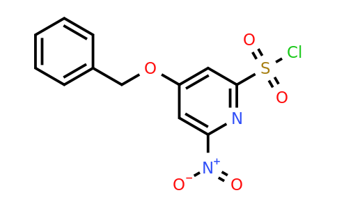 CAS 1393530-92-1 | 4-(Benzyloxy)-6-nitropyridine-2-sulfonyl chloride