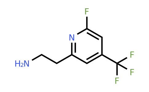 CAS 1393530-93-2 | 2-[6-Fluoro-4-(trifluoromethyl)pyridin-2-YL]ethanamine