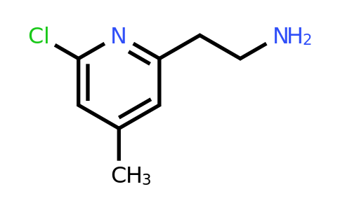 CAS 1393530-95-4 | 2-(6-Chloro-4-methylpyridin-2-YL)ethanamine