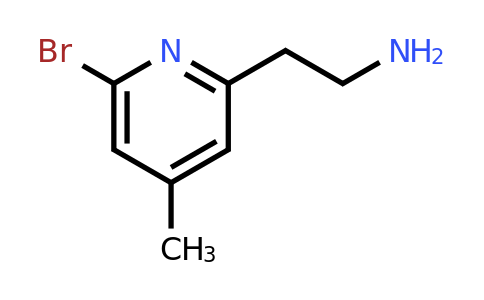 CAS 1393530-97-6 | 2-(6-Bromo-4-methylpyridin-2-YL)ethanamine