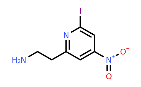 CAS 1393531-01-5 | 2-(6-Iodo-4-nitropyridin-2-YL)ethanamine