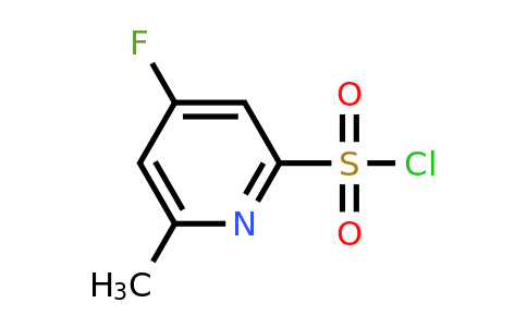 CAS 1393531-02-6 | 4-Fluoro-6-methylpyridine-2-sulfonyl chloride