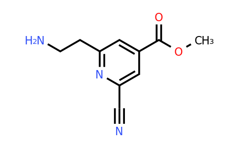 CAS 1393531-03-7 | Methyl 2-(2-aminoethyl)-6-cyanoisonicotinate