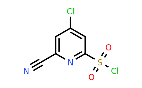 CAS 1393531-04-8 | 4-Chloro-6-cyanopyridine-2-sulfonyl chloride