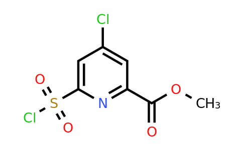 CAS 1393531-06-0 | Methyl 4-chloro-6-(chlorosulfonyl)pyridine-2-carboxylate