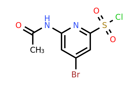 CAS 1393531-07-1 | 6-(Acetylamino)-4-bromopyridine-2-sulfonyl chloride