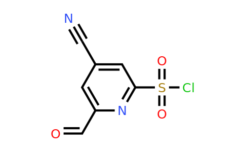 CAS 1393531-13-9 | 4-Cyano-6-formylpyridine-2-sulfonyl chloride