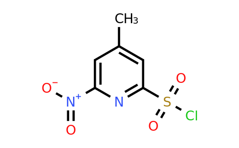 CAS 1393531-15-1 | 4-Methyl-6-nitropyridine-2-sulfonyl chloride