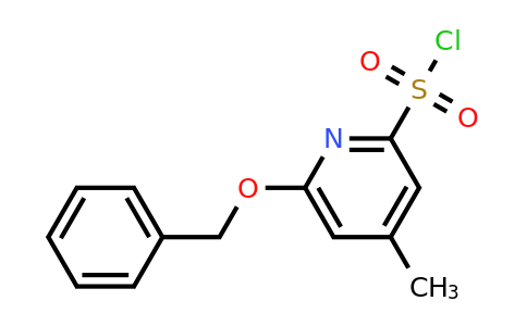 CAS 1393531-17-3 | 6-(Benzyloxy)-4-methylpyridine-2-sulfonyl chloride