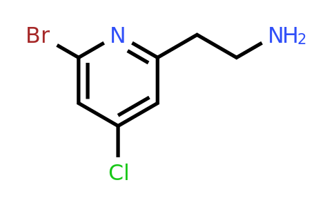 CAS 1393531-19-5 | 2-(6-Bromo-4-chloropyridin-2-YL)ethanamine