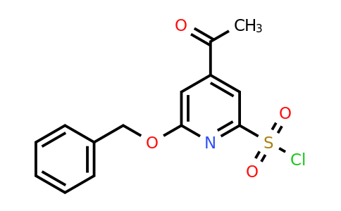 CAS 1393531-27-5 | 4-Acetyl-6-(benzyloxy)pyridine-2-sulfonyl chloride