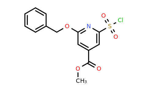 CAS 1393531-28-6 | Methyl 2-(benzyloxy)-6-(chlorosulfonyl)isonicotinate