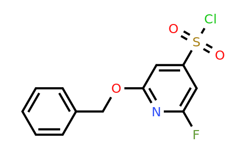 CAS 1393531-30-0 | 2-(Benzyloxy)-6-fluoropyridine-4-sulfonyl chloride