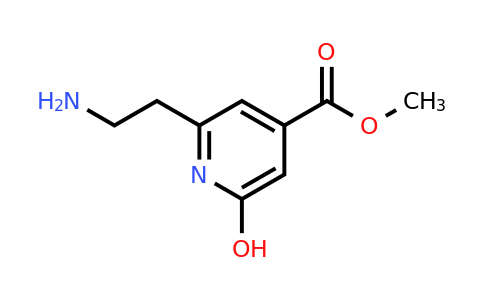 CAS 1393531-33-3 | Methyl 2-(2-aminoethyl)-6-hydroxyisonicotinate
