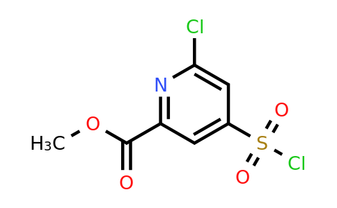 CAS 1393531-34-4 | Methyl 6-chloro-4-(chlorosulfonyl)pyridine-2-carboxylate