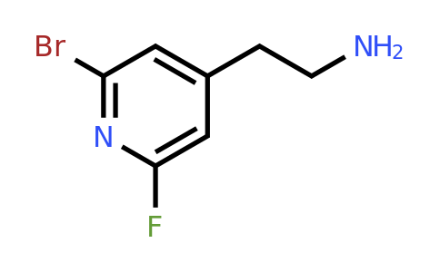 2-(2-Bromo-6-fluoropyridin-4-YL)ethanamine