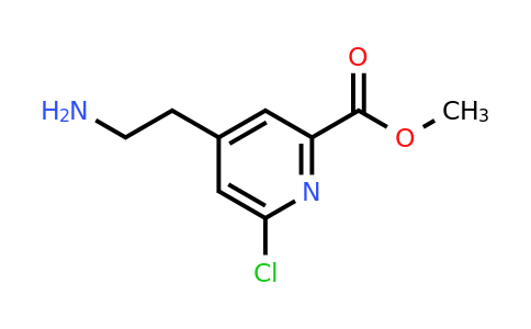 CAS 1393531-39-9 | Methyl 4-(2-aminoethyl)-6-chloropyridine-2-carboxylate