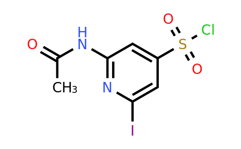 CAS 1393531-40-2 | 2-(Acetylamino)-6-iodopyridine-4-sulfonyl chloride