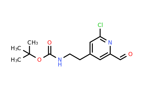 CAS 1393531-41-3 | Tert-butyl 2-(2-chloro-6-formylpyridin-4-YL)ethylcarbamate