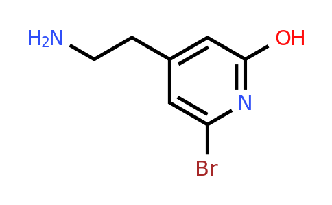 CAS 1393531-43-5 | 4-(2-Aminoethyl)-6-bromopyridin-2-ol