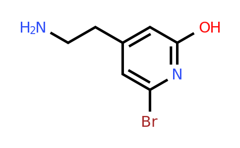 4-(2-Aminoethyl)-6-bromopyridin-2-ol