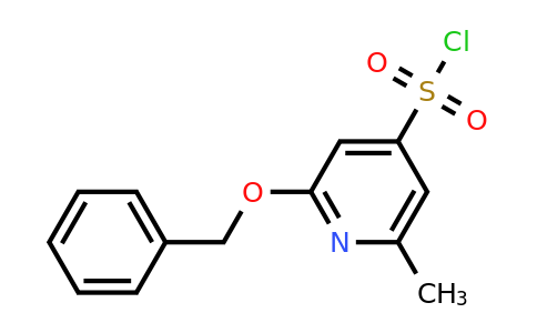 CAS 1393531-44-6 | 2-(Benzyloxy)-6-methylpyridine-4-sulfonyl chloride