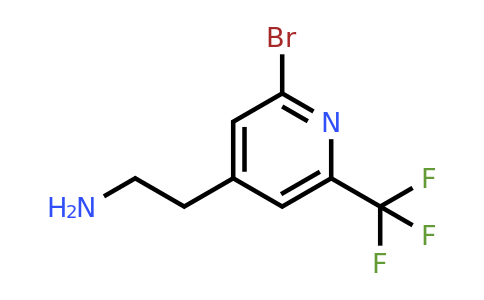 CAS 1393531-45-7 | 2-[2-Bromo-6-(trifluoromethyl)pyridin-4-YL]ethanamine