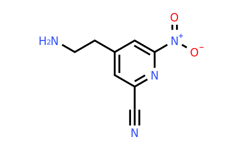 CAS 1393531-47-9 | 4-(2-Aminoethyl)-6-nitropyridine-2-carbonitrile