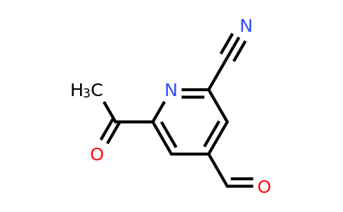 CAS 1393531-61-7 | 6-Acetyl-4-formylpyridine-2-carbonitrile