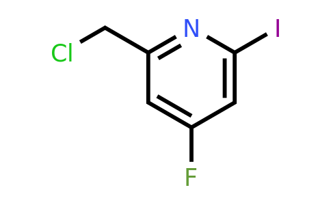 CAS 1393531-67-3 | 2-(Chloromethyl)-4-fluoro-6-iodopyridine