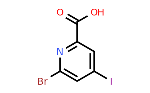 CAS 1393531-72-0 | 6-Bromo-4-iodopyridine-2-carboxylic acid