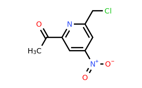 CAS 1393531-75-3 | 1-[6-(Chloromethyl)-4-nitropyridin-2-YL]ethanone