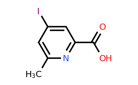 CAS 1393531-76-4 | 4-Iodo-6-methylpyridine-2-carboxylic acid