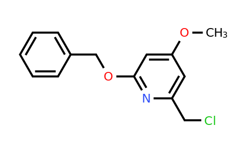 CAS 1393531-77-5 | 2-(Benzyloxy)-6-(chloromethyl)-4-methoxypyridine