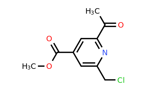 CAS 1393531-79-7 | Methyl 2-acetyl-6-(chloromethyl)isonicotinate