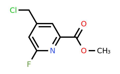 CAS 1393531-81-1 | Methyl 4-(chloromethyl)-6-fluoropyridine-2-carboxylate